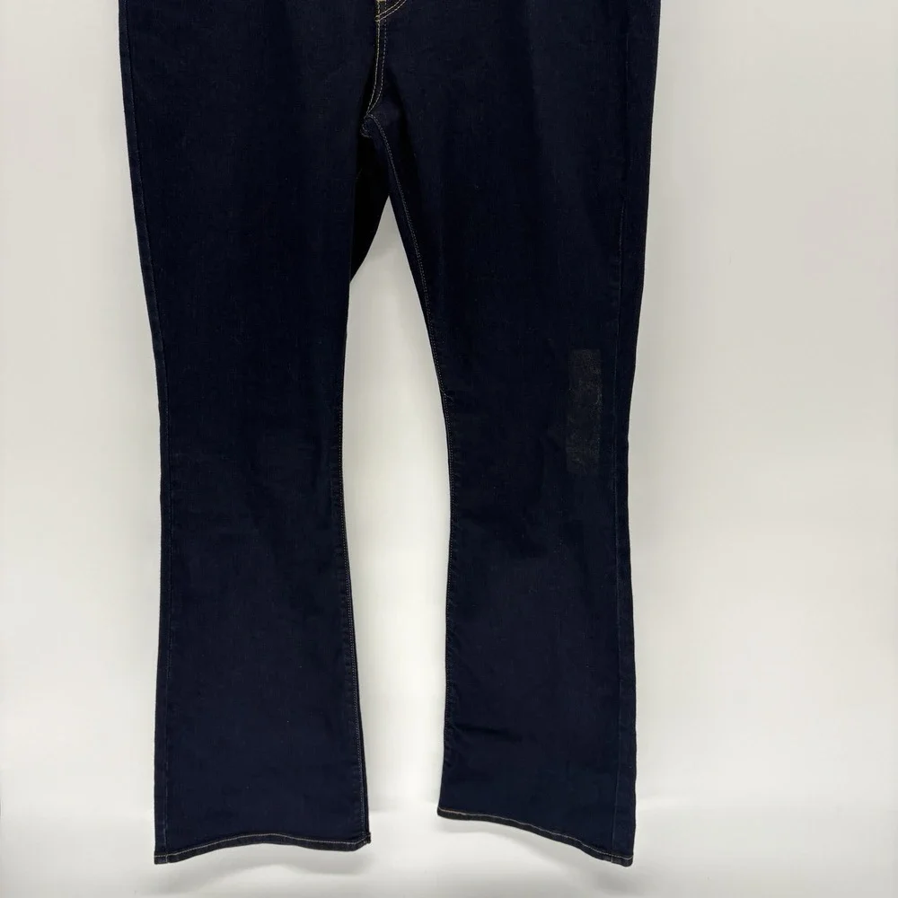 Levis 725 High Rise Bootcut Jeans Dark Blue‎ Stretch NWT Women 14M (32X32)